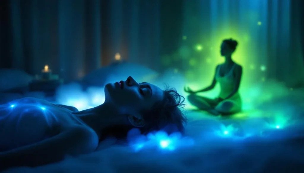 Un paysage serein évoquant une atmosphère de paix et de méditation.